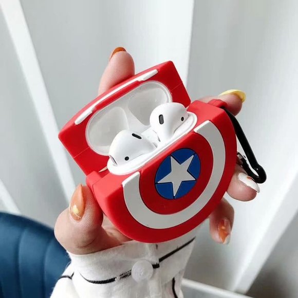 Captain America Airpod Case - Picture 4 of 5